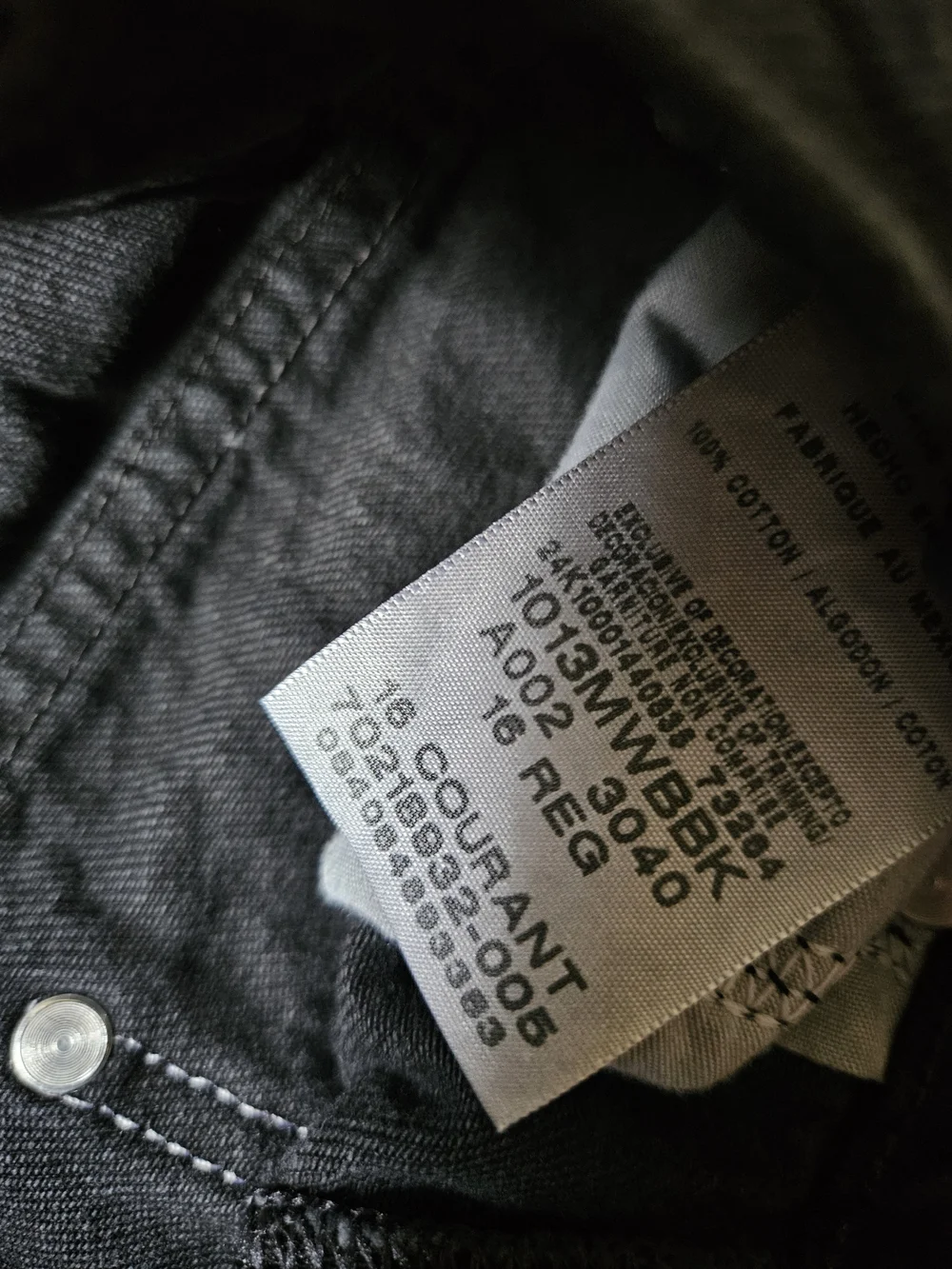 Wranglers Classic Straight Black Boy's Jeans Size 16 - Picture 4 of 6